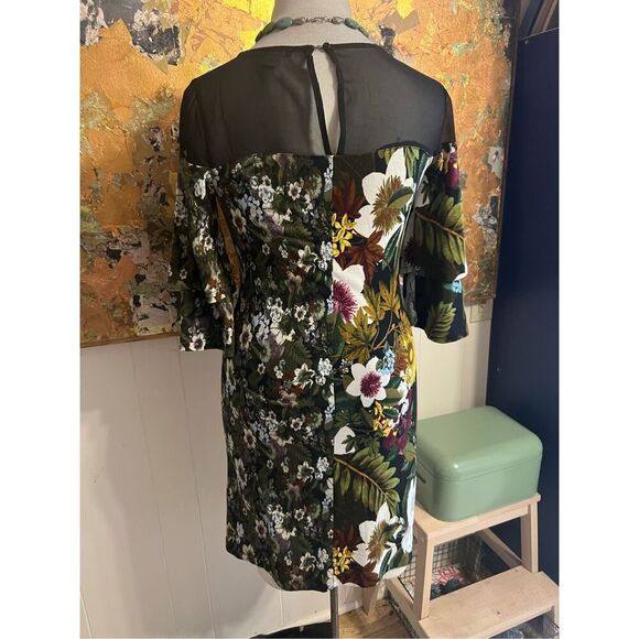 Desigual Morgana Autumn Floral Dress Retail $130 M - Picture 6 of 13